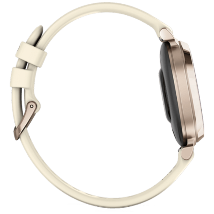 Garmin Garmin Lily 2 Smartwatch Goud (Witte Siliconenband)