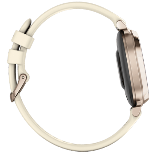 Garmin Garmin Lily 2 Smartwatch Goud (Witte Siliconenband)