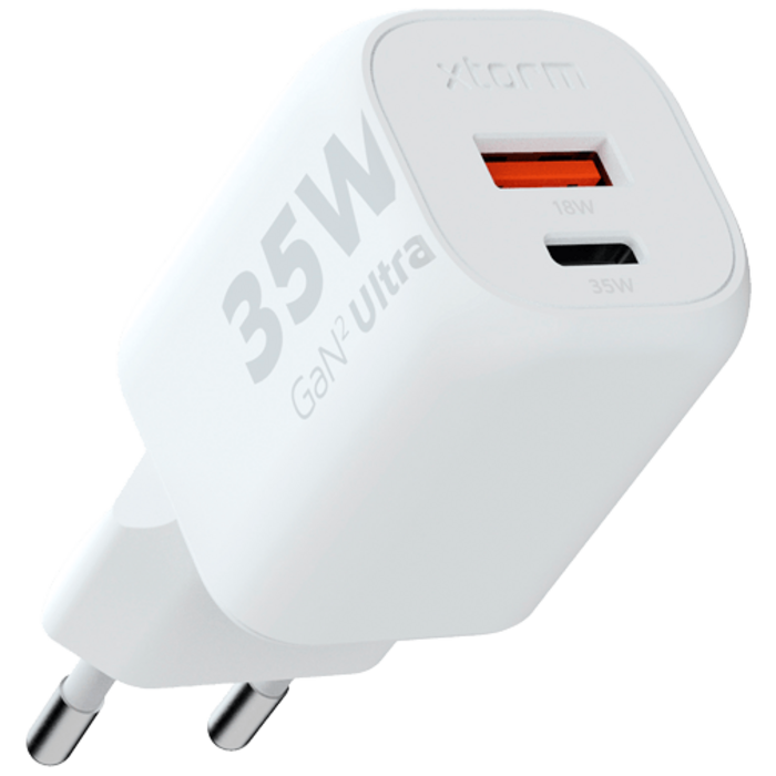 Xtorm Xtorm GaN2 Ultra USB & USB-C Snellader 35W - Wit