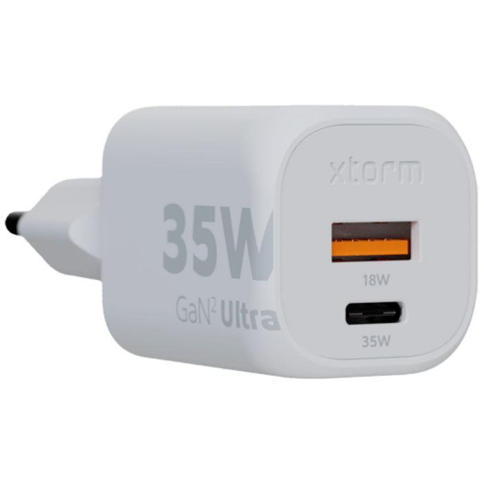 Xtorm Xtorm GaN2 Ultra USB & USB-C Snellader 35W - Wit