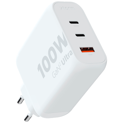 Xtorm Xtorm GaN2 Ultra 100W USB-C Snellader - Wit