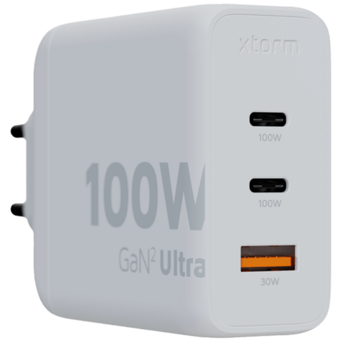Xtorm Xtorm GaN2 Ultra 100W USB-C Snellader - Wit