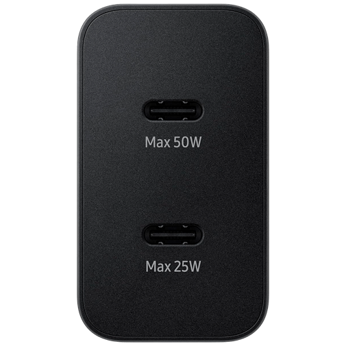 Samsung Samsung Dual USB-C Snellader 50W Zwart (EP-T5020)