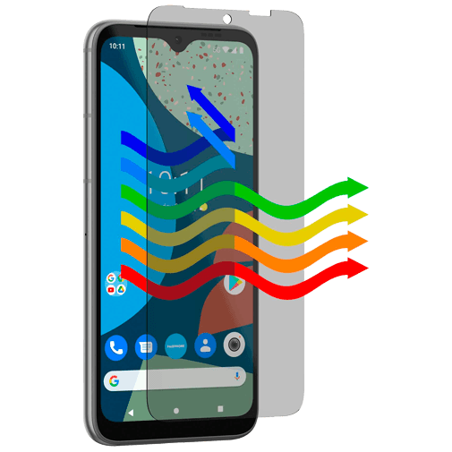 Fairphone Fairphone 5 Gehard Glas Screenprotector met Blue Light Filter