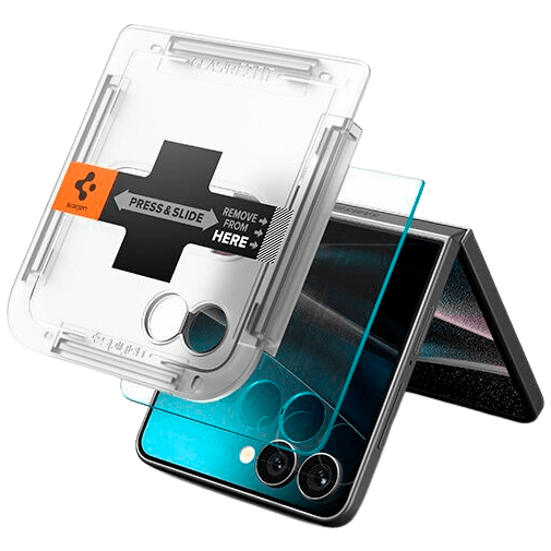 Spigen Spigen EZ Fit Screenprotector Samsung Galaxy Z Flip 7 - 2-Pack