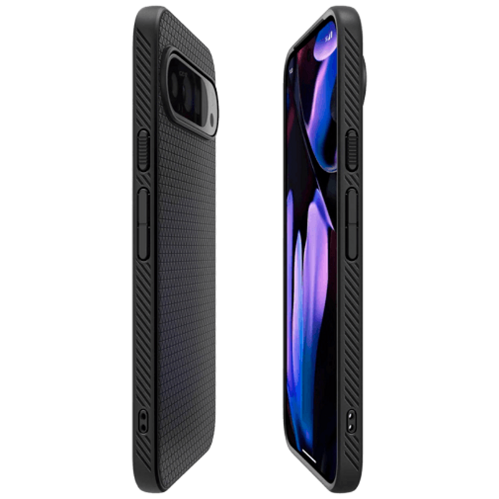 Spigen Spigen Liquid Air TPU Back Cover Zwart voor Google Pixel 9 / 9 Pro