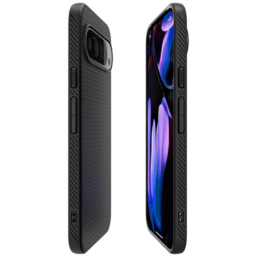 Spigen Spigen Liquid Air TPU Back Cover Zwart voor Google Pixel 9 / 9 Pro