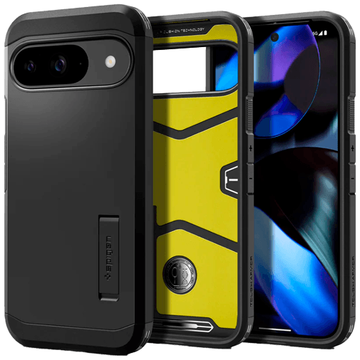 Spigen Spigen Tough Armor Hoesje Zwart voor Google Pixel 9 / 9 Pro