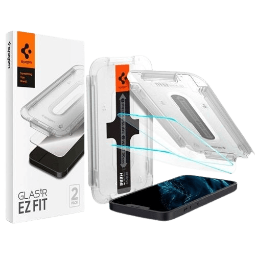 Spigen Spigen EZ Fit Gehard Glas Screenprotector iPhone 13/13 Pro/14 (2-Pack)