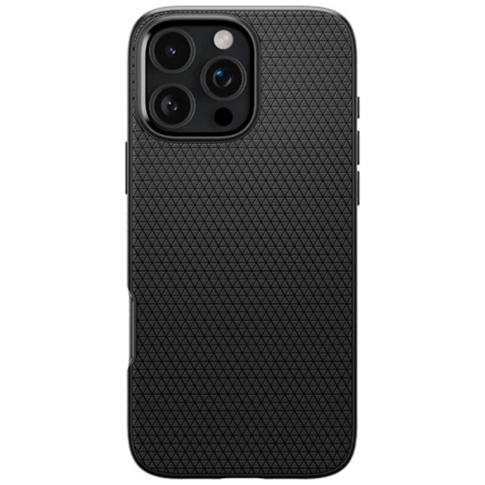 Spigen Spigen Liquid Air TPU Back Cover Zwart voor Apple iPhone 16 Pro