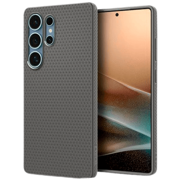 Spigen Spigen Liquid Air TPU Back Cover Grijs voor Samsung Galaxy S25 Ultra