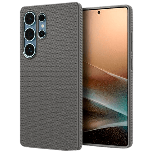 Spigen Spigen Liquid Air TPU Back Cover Grijs voor Samsung Galaxy S25 Ultra