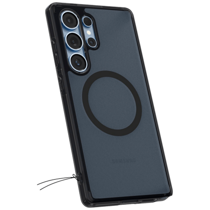 Spigen Spigen Ultra Hybrid Magfit TPU Back Cover Zwart Samsung Galaxy S25 Ultra