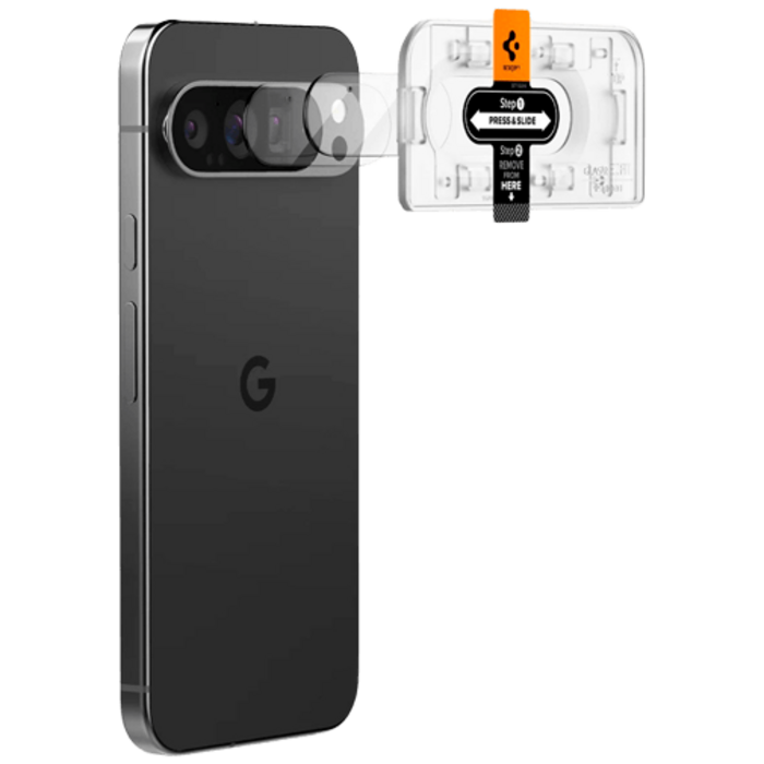 Spigen Spigen EZ Fit Gehard Glas Camera Protector Google Pixel 9 Pro XL (2-Pack)
