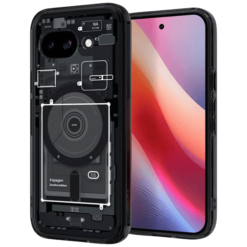 Spigen Spigen Ultra Hybrid MagFit Zero One Back Cover Google Pixel 9a Zwart
