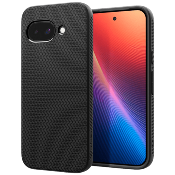 Spigen Spigen Liquid Air TPU Back Cover Zwart voor Google Pixel 9a