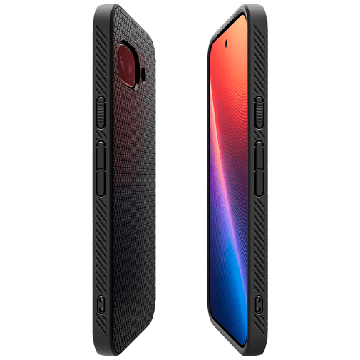 Spigen Spigen Liquid Air TPU Back Cover Zwart voor Google Pixel 9a