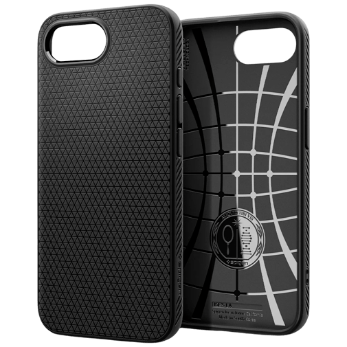 Spigen Spigen Liquid Air Back Cover Zwart voor Apple iPhone 16e / 17e