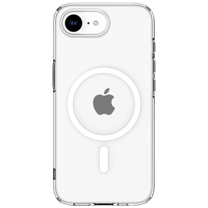 Spigen Spigen Liquid Crystal MagFit TPU Back Cover Apple iPhone 16e - Transparant
