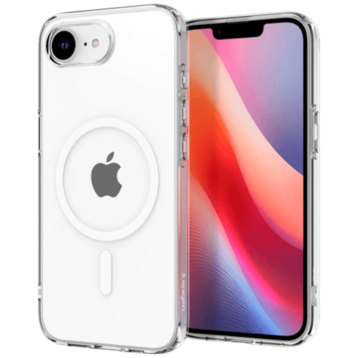 Spigen Spigen Liquid Crystal MagFit TPU Back Cover Apple iPhone 16e - Transparant