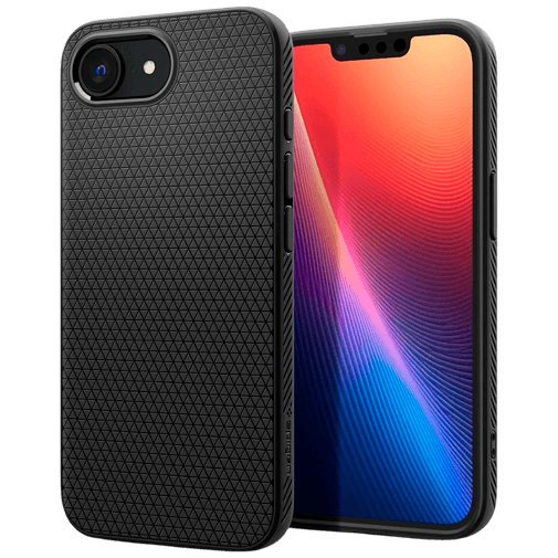 Spigen Spigen Liquid Air MagFit Back Cover Zwart voor iPhone 16e/17e