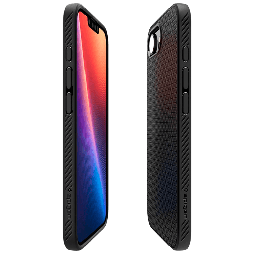 Spigen Spigen Liquid Air MagFit Back Cover Zwart voor iPhone 16e/17e