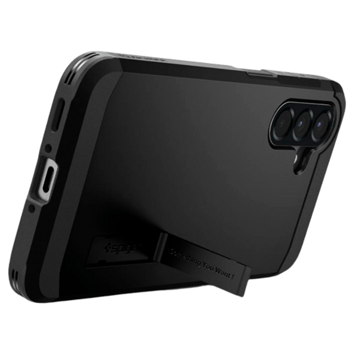 Spigen Spigen Tough Armor Back Cover Zwart voor Samsung Galaxy A56 5G
