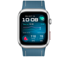 Huawei Huawei Watch D2 Zilver - Smartwatch met Blauwe Band