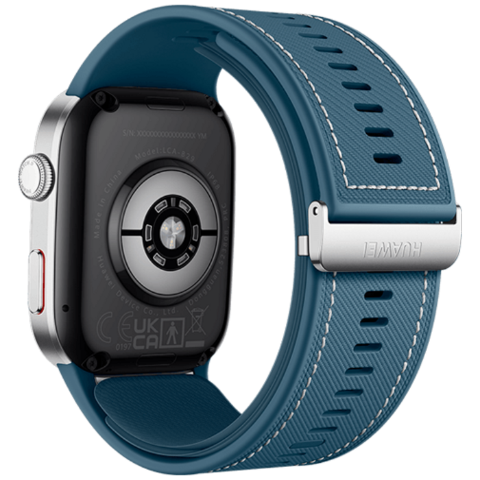 Huawei Huawei Watch D2 Zilver - Smartwatch met Blauwe Band
