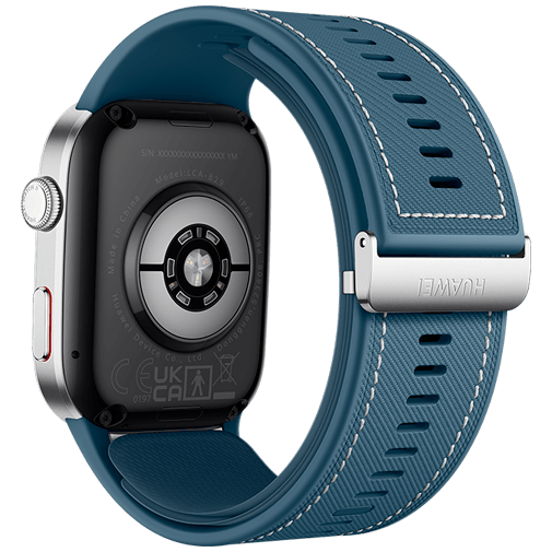 Huawei Huawei Watch D2 Zilver - Smartwatch met Blauwe Band