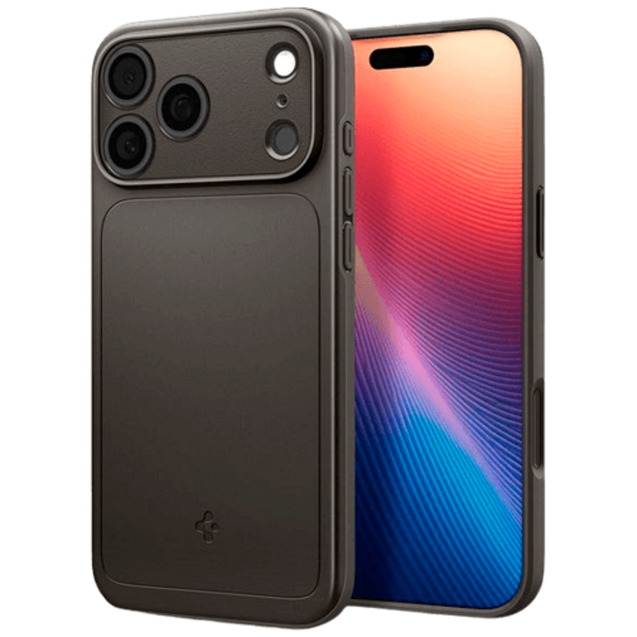 Spigen Spigen Thin Fit MagFit Back Cover Grijs Apple iPhone 17 Pro