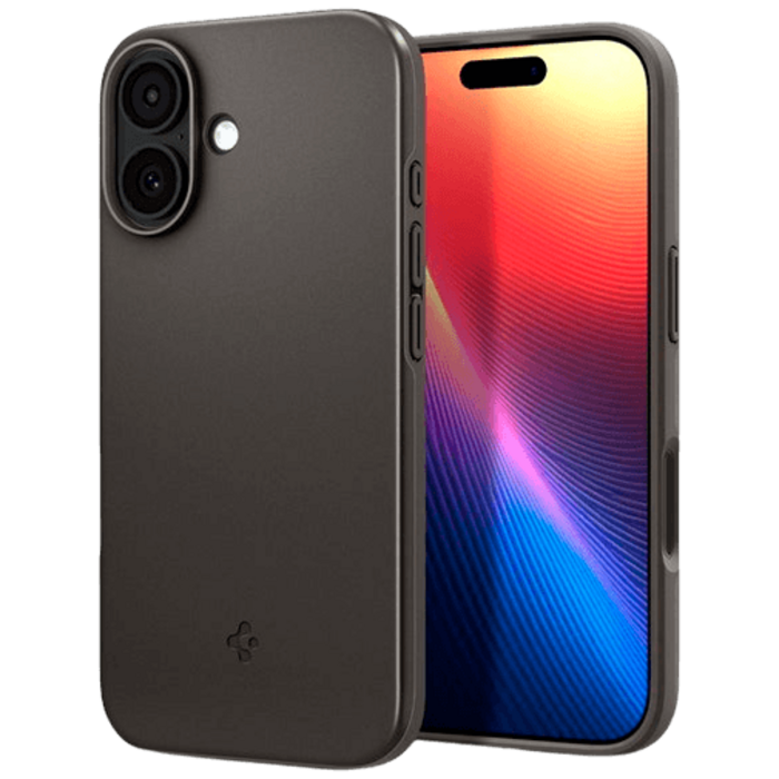 Spigen Spigen Thin Fit MagFit Back Cover Grijs voor Apple iPhone 17