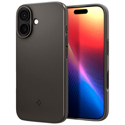 Spigen Spigen Thin Fit MagFit Back Cover Grijs voor Apple iPhone 17