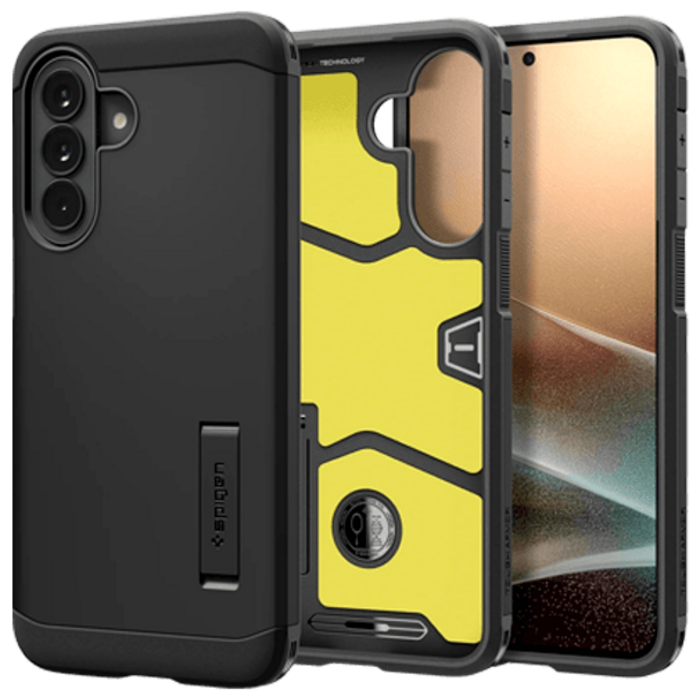 Spigen Spigen Tough Armor Back Cover Zwart voor Samsung Galaxy A57 5G