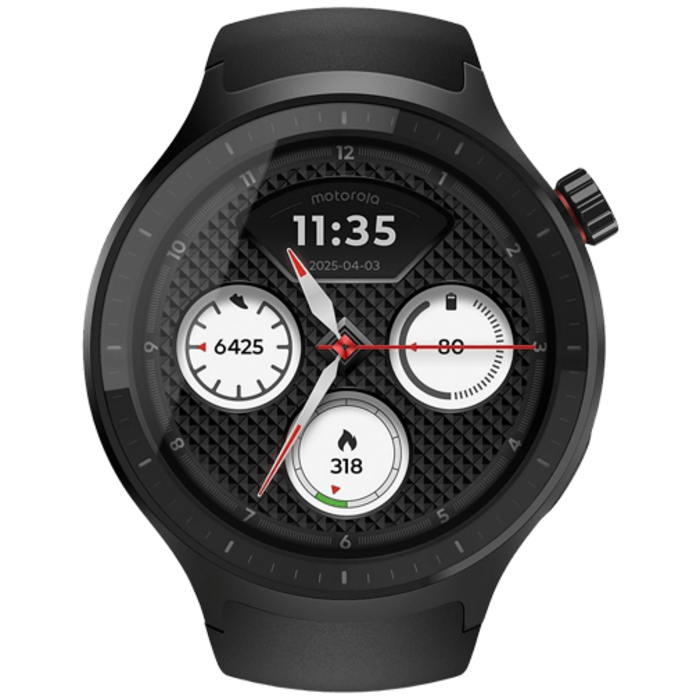 Motorola Motorola Moto Watch Zwart - Smartwatch met GPS & OLED Display