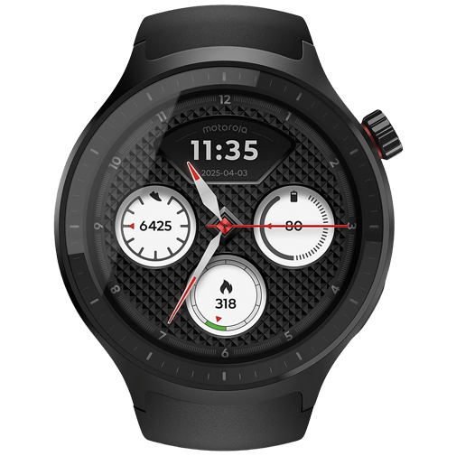 Motorola Motorola Moto Watch Zwart - Smartwatch met GPS & OLED Display