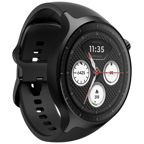 Motorola Motorola Moto Watch Zwart - Smartwatch met GPS & OLED Display