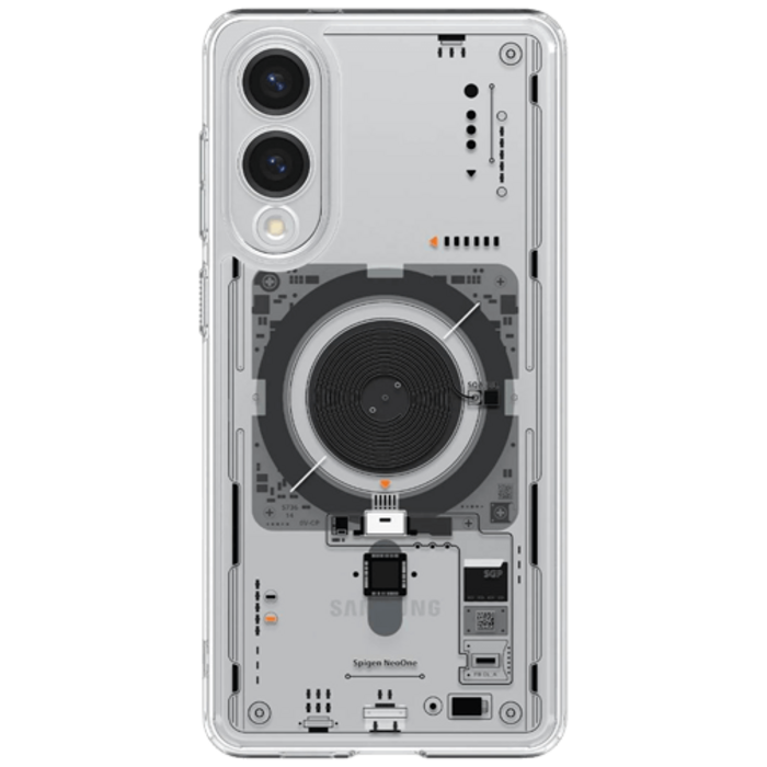 Spigen Spigen Ultra Hybrid MagFit Neo One Back Cover Transparant - Samsung S25 Edge