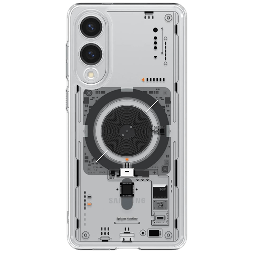 Spigen Spigen Ultra Hybrid MagFit Neo One Back Cover Transparant - Samsung S25 Edge