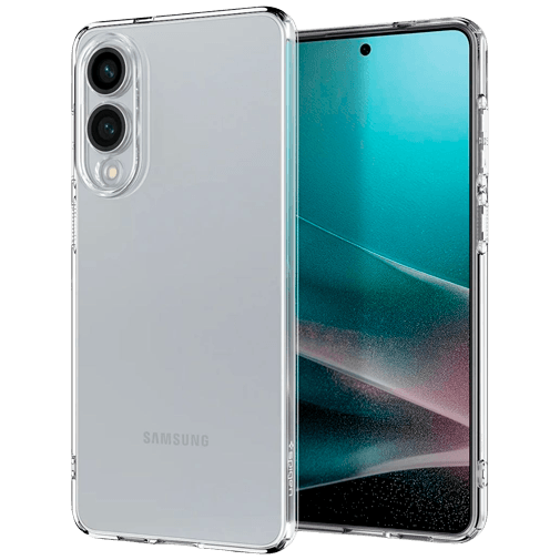 Spigen Spigen Liquid Crystal TPU Back Cover Transparant voor Samsung Galaxy S25 Edge