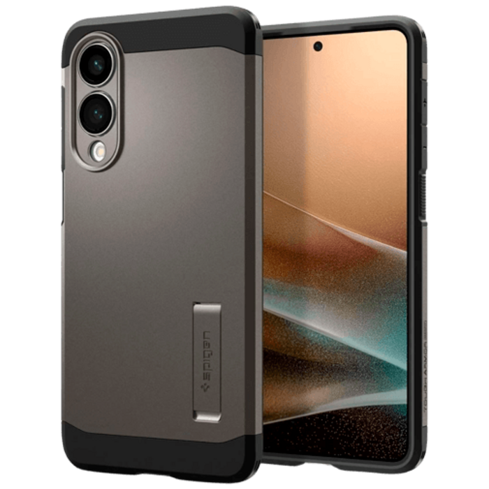 Spigen Spigen Tough Armor MagFit Case Grijs voor Samsung Galaxy S25 Edge