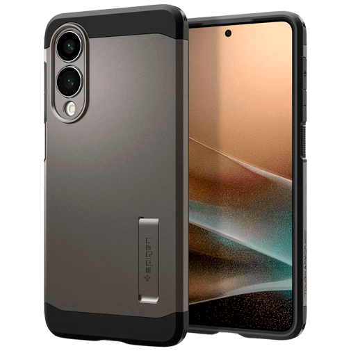 Spigen Spigen Tough Armor MagFit Case Grijs voor Samsung Galaxy S25 Edge