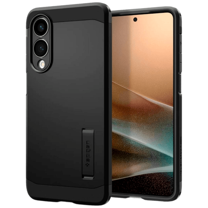 Spigen Spigen Tough Armor MagFit Back Cover Zwart Samsung Galaxy S25 Edge