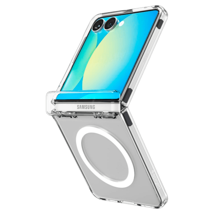 Spigen Spigen Ultra Hybrid Pro MagFit Hoesje Samsung Galaxy Z Flip 7 Transparant