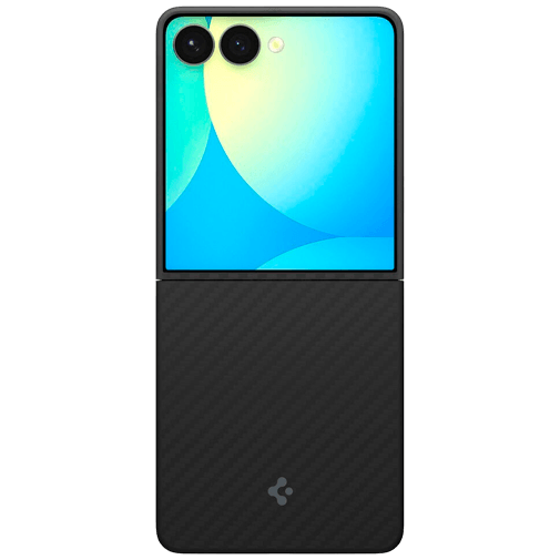 Spigen Spigen Air Skin Back Cover Zwart - Samsung Galaxy Z Flip 7