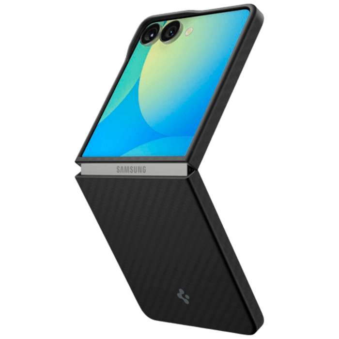Spigen Spigen Air Skin Back Cover Zwart - Samsung Galaxy Z Flip 7
