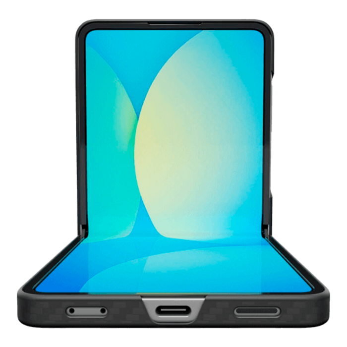 Spigen Spigen Air Skin Back Cover Zwart - Samsung Galaxy Z Flip 7