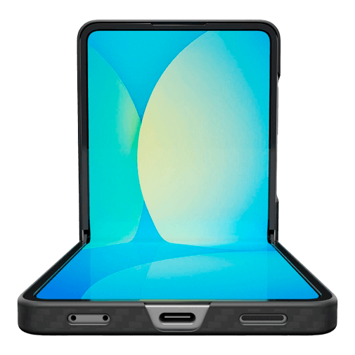 Spigen Spigen Air Skin Back Cover Zwart - Samsung Galaxy Z Flip 7