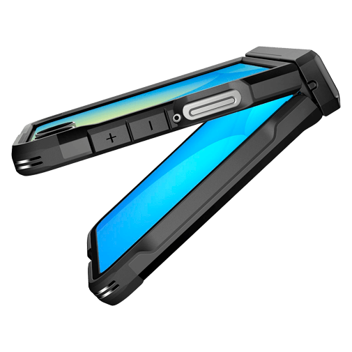 Spigen Spigen Tough Armor Pro MagFit Back Cover Zwart Samsung Galaxy Z Flip 7