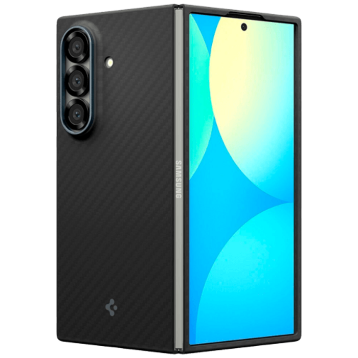 Spigen Spigen Air Skin Back Cover Zwart voor Samsung Galaxy Z Fold 7